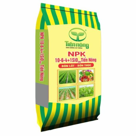 NPK 10-6-4+1SiO₂ₕₕ Tiến Nông (Một màu)